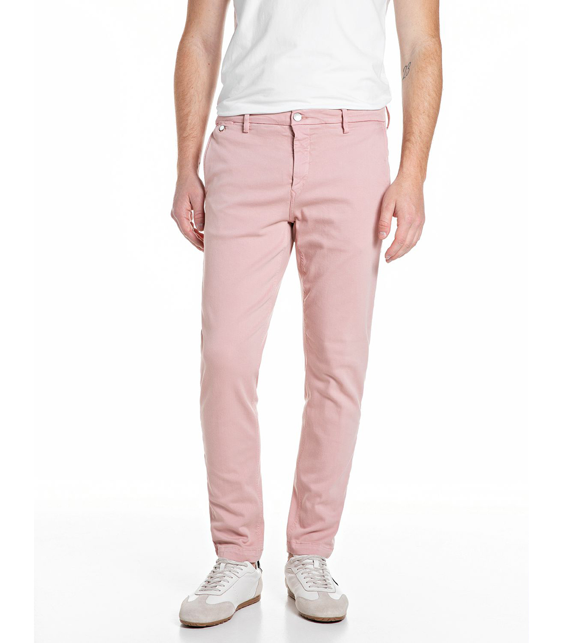 レギュラースリムBENNI Hyperflex Color チノパンツ 詳細画像 アンティークピンク 1